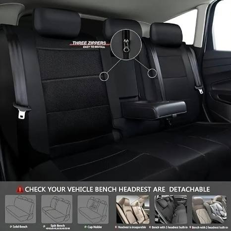 Eco-leather seat covers 5PCS - Image 4