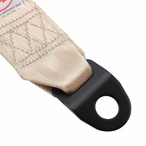 Rear seat belt 2PC beige - Image 5