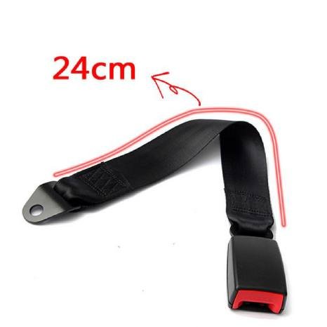 Rear seat belt 2PC black - Image 4