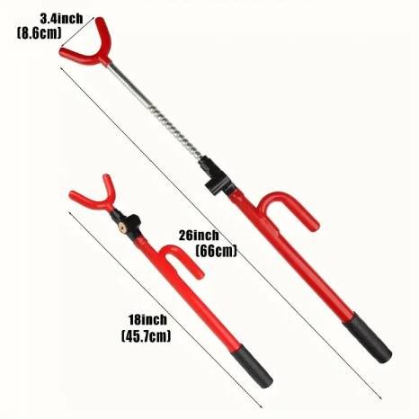 Steering wheel lock red - Image 7