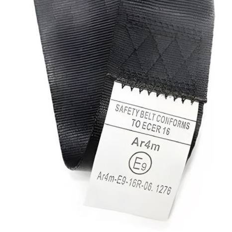 Front seat belt ABS 1PC black - Image 4