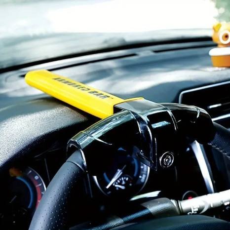 Steering wheel lock yellow - Image 7