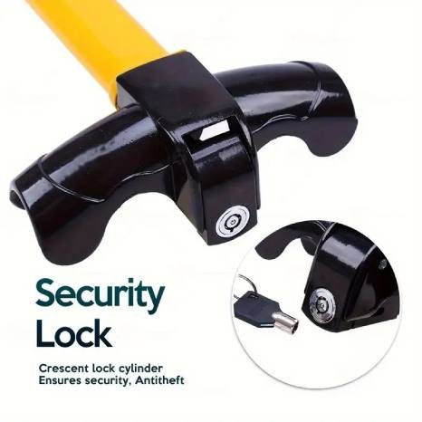 Steering wheel lock yellow - Image 2