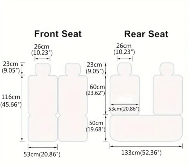 Luxury seat cover 9PCS - Image 7